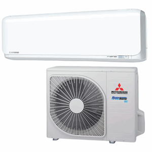 Mitsubishi varmepumpe, ferdig montert