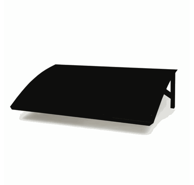 Varmepumpetak metall sort.png